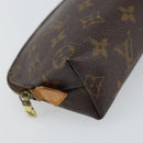 LOUIS VUITTON Monogram Pochette Cosmetic PM Pouch M43998 LV Auth ka1199-14