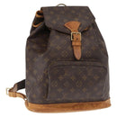 LOUIS VUITTON Monogram Montsouris GM Backpack M51135 LV Auth ka1201-1