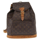 LOUIS VUITTON Monogram Montsouris GM Backpack M51135 LV Auth ka1201-13