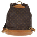 LOUIS VUITTON Monogram Montsouris GM Backpack M51135 LV Auth ka1201-2