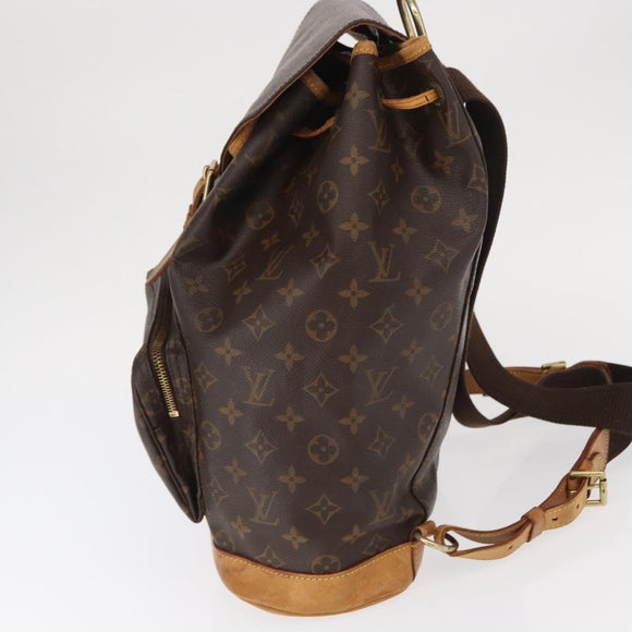LOUIS VUITTON Monogram Montsouris GM Backpack M51135 LV Auth ka1201