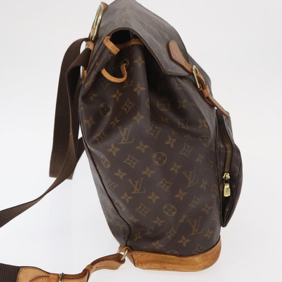LOUIS VUITTON Monogram Montsouris GM Backpack M51135 LV Auth ka1201