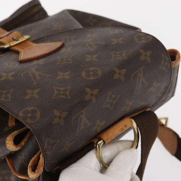 LOUIS VUITTON Monogram Montsouris GM Backpack M51135 LV Auth ka1201