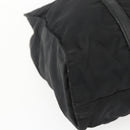 PRADA Shoulder Bag Nylon Leather Black Silver Auth ka1204-14