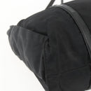 PRADA Shoulder Bag Nylon Leather Black Silver Auth ka1204-16