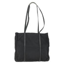 PRADA Shoulder Bag Nylon Leather Black Silver Auth ka1204-2