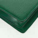 LOUIS VUITTON Epi Capuchin Shoulder Bag Green M52344 LV Auth ka1210-15