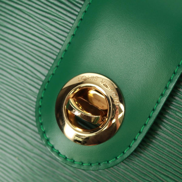 LOUIS VUITTON Epi Capuchin Shoulder Bag Green M52344 LV Auth ka1210