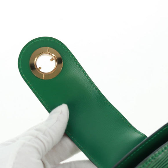 LOUIS VUITTON Epi Capuchin Shoulder Bag Green M52344 LV Auth ka1210