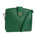 LOUIS VUITTON Epi Capuchin Shoulder Bag Green M52344 LV Auth ka1210-1