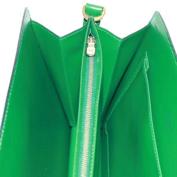 LOUIS VUITTON Epi Capuchin Shoulder Bag Green M52344 LV Auth ka1210