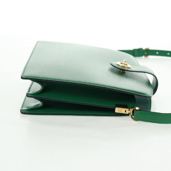 LOUIS VUITTON Epi Capuchin Shoulder Bag Green M52344 LV Auth ka1210