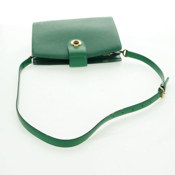 LOUIS VUITTON Epi Capuchin Shoulder Bag Green M52344 LV Auth ka1210