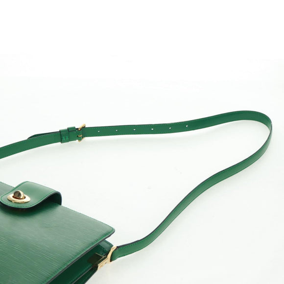 LOUIS VUITTON Epi Capuchin Shoulder Bag Green M52344 LV Auth ka1210