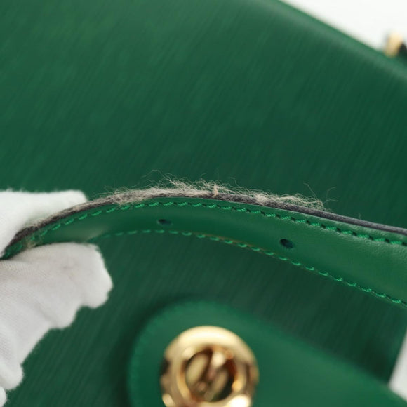 LOUIS VUITTON Epi Capuchin Shoulder Bag Green M52344 LV Auth ka1210