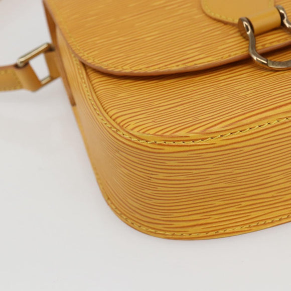 LOUIS VUITTON Epi Saint Cloud PM Shoulder Bag Yellow M52219 LV Auth ka1211