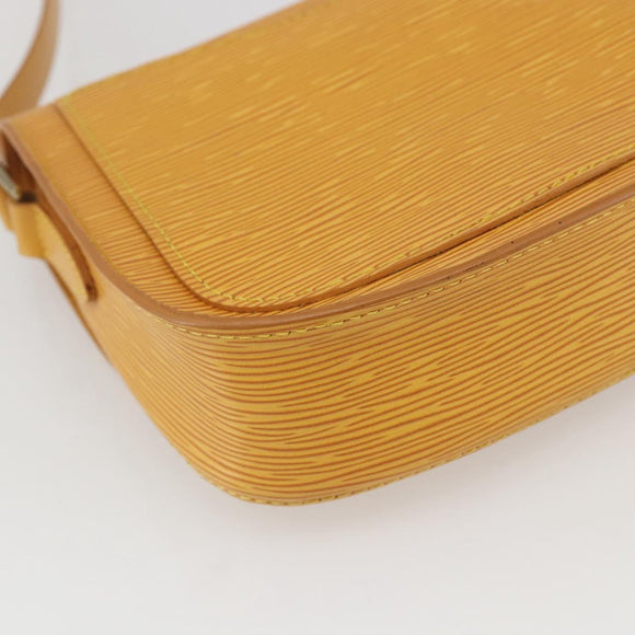 LOUIS VUITTON Epi Saint Cloud PM Shoulder Bag Yellow M52219 LV Auth ka1211