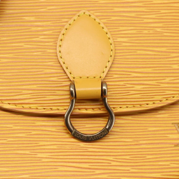 LOUIS VUITTON Epi Saint Cloud PM Shoulder Bag Yellow M52219 LV Auth ka1211