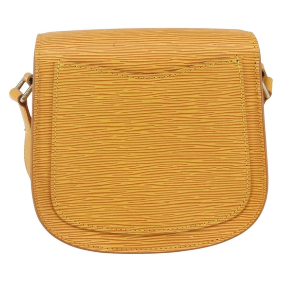 LOUIS VUITTON Epi Saint Cloud PM Shoulder Bag Yellow M52219 LV Auth ka1211