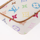 LOUIS VUITTON Multicolor Pochette Accessoires Pouch White M92649 LV Auth ka1216A-11