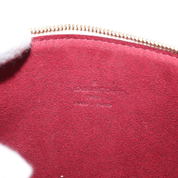 LOUIS VUITTON Multicolor Pochette Accessoires Pouch White M92649 LV Auth ka1216A