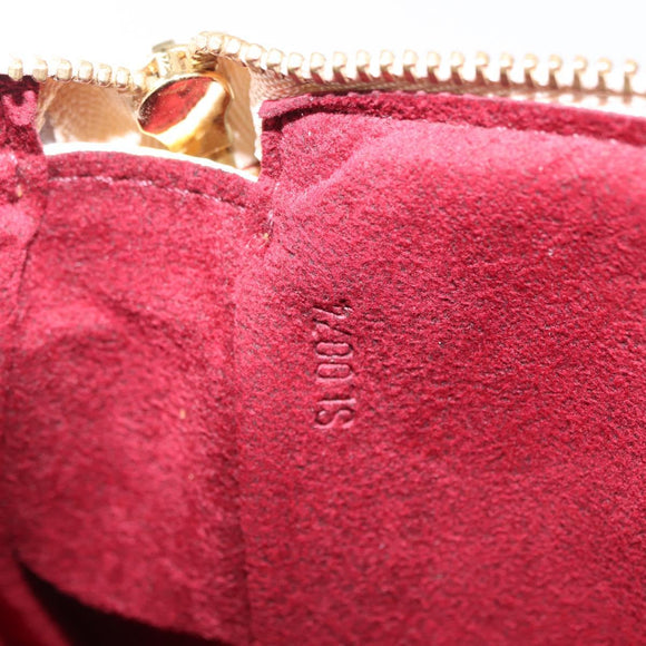 LOUIS VUITTON Multicolor Pochette Accessoires Pouch White M92649 LV Auth ka1216A