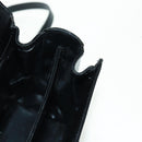 BALLY Hand Bag Leather 2way Gold Black Auth ka1217-24