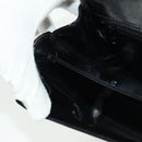 BALLY Hand Bag Leather 2way Gold Black Auth ka1217-25