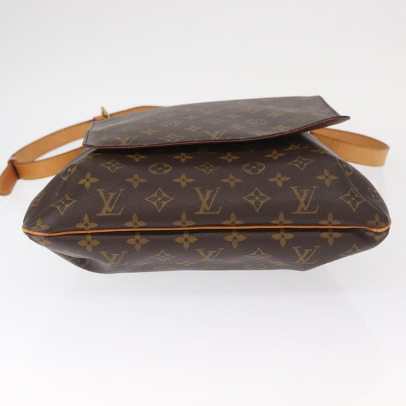 LOUIS VUITTON Monogram Musette Tango Long Strap Shoulder Bag M51388 Auth ka1220