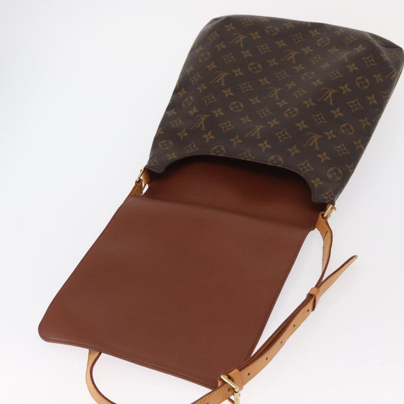 LOUIS VUITTON Monogram Musette Tango Long Strap Shoulder Bag M51388 Auth ka1220