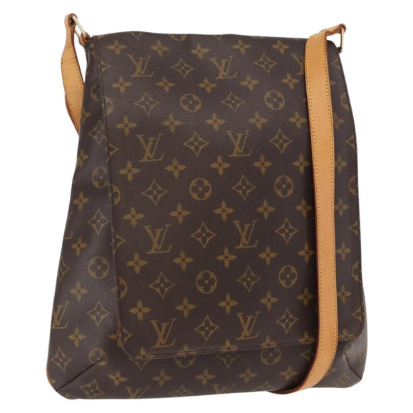 LOUIS VUITTON Monogram Musette Tango Long Strap Shoulder Bag M51388 Auth ka1220