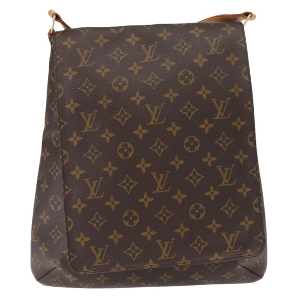 LOUIS VUITTON Monogram Musette Tango Long Strap Shoulder Bag M51388 Auth ka1220
