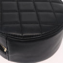 CHANEL Matelasse Shoulder Bag Lamb Skin Black Gold CC Auth ka1221SAV-15