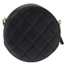 CHANEL Matelasse Shoulder Bag Lamb Skin Black Gold CC Auth ka1221SAV-2