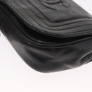 CHANEL Shoulder Bag Lamb Skin Black CC Auth ka1222-14