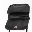 CHANEL Shoulder Bag Lamb Skin Black CC Auth ka1222-10