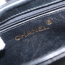 CHANEL Shoulder Bag Lamb Skin Black CC Auth ka1222-17