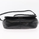 CHANEL Shoulder Bag Lamb Skin Black CC Auth ka1222-5