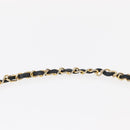 CHANEL Matelasse 20 Chain Shoulder Bag Lamb Skin Black Gold CC Auth ka1223SAV-8