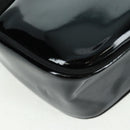 Salvatore Ferragamo Shoulder Bag Patent leather Black Gold Auth ka1226-15