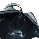 Salvatore Ferragamo Shoulder Bag Patent leather Black Gold Auth ka1226-20