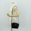 Salvatore Ferragamo Shoulder Bag Patent leather Black Gold Auth ka1226-24