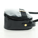 Salvatore Ferragamo Shoulder Bag Patent leather Black Gold Auth ka1226-5