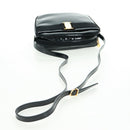 Salvatore Ferragamo Shoulder Bag Patent leather Black Gold Auth ka1226-8