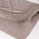 CHANEL Matelasse 17 Chain Shoulder Bag Leather Pink Gold CC Auth ka1227A-16