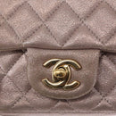 CHANEL Matelasse 17 Chain Shoulder Bag Leather Pink Gold CC Auth ka1227A-17