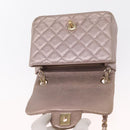 CHANEL Matelasse 17 Chain Shoulder Bag Leather Pink Gold CC Auth ka1227A-10