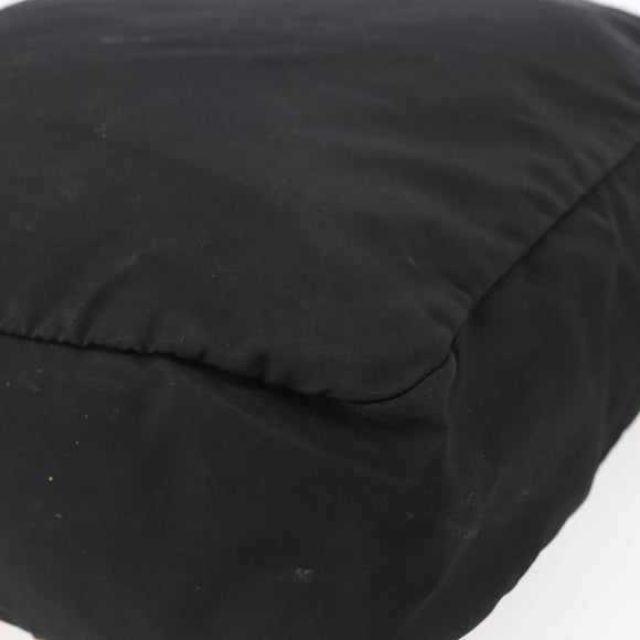 PRADA Shoulder Bag Nylon Black Silver Auth ka123