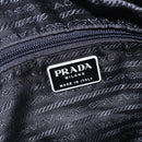 PRADA Shoulder Bag Nylon Black Silver Auth ka123-20