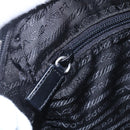 PRADA Shoulder Bag Nylon Black Silver Auth ka123-21